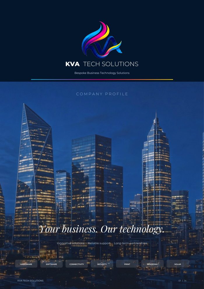 Cover of the KVA Tech Solutions company profile